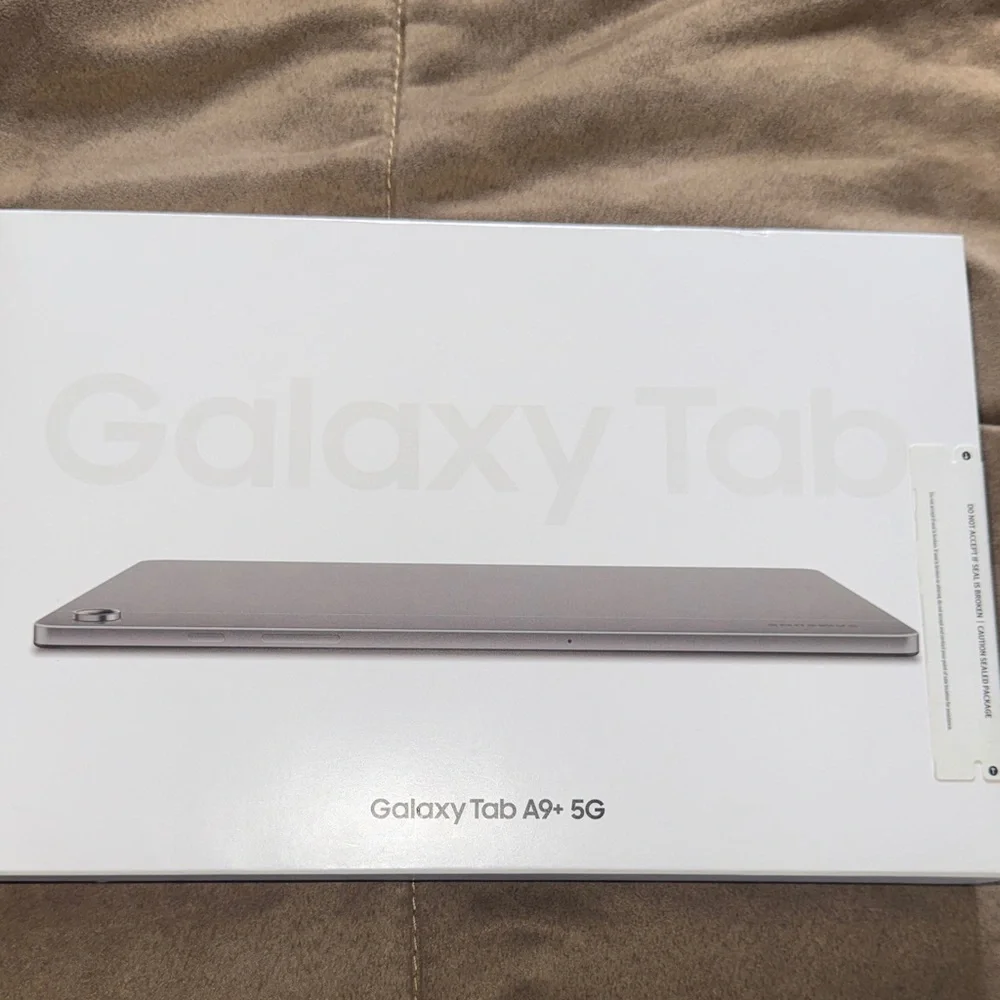 Samsung Galaxy Tab A9+ 5G Silver Tablet - Slim Design